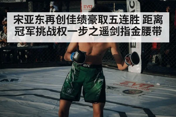 宋亚东再创佳绩豪取五连胜 距离冠军挑战权一步之遥剑指金腰带